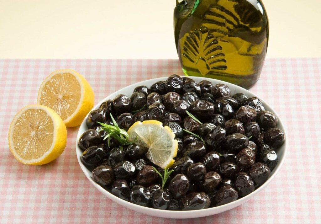 Properties of black olives