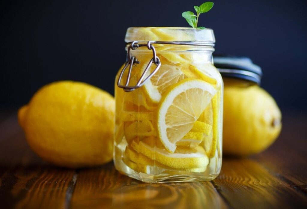 طرز تهیه ترشی لیمو ترش با سرکه Lemon pickle