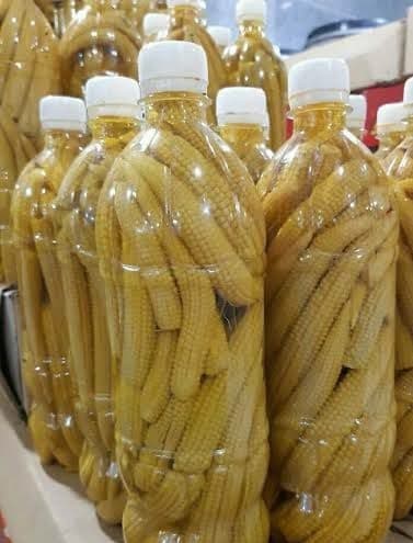 Pickled baby corn