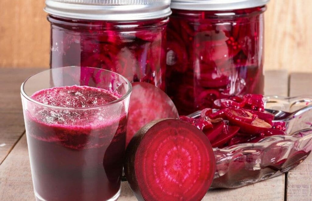 Pickled red beets