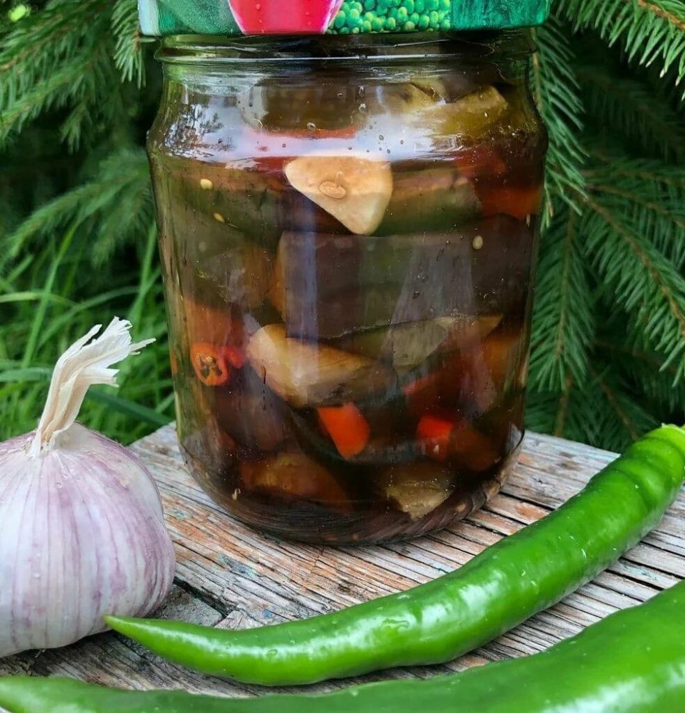 آموزش تهیه ترشی میرزا بادمجان