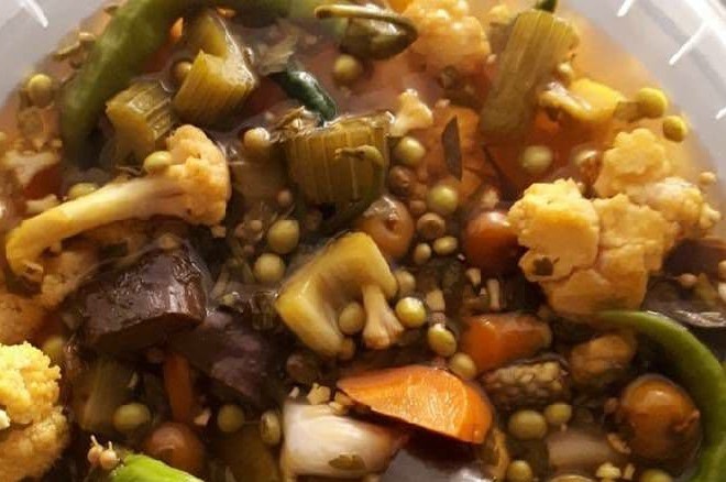 طرز تهیه ترشی بختیاری How to prepare Bakhtiari pickle