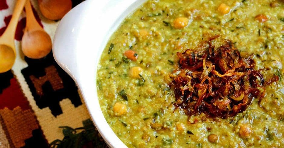 طرز تهیه آش شله قلمکار بدون گوشت طرز تهیه آش شله قلمکار بدون گوشت