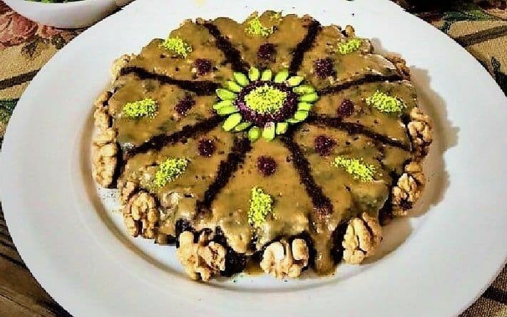 طرز تهیه رنگینک خرما