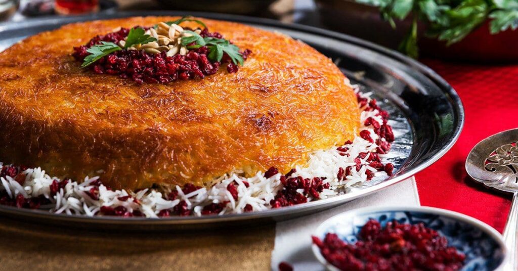 طرز تهیه ته چین مرغ اصیل ایرانی و نکات حرفه ای