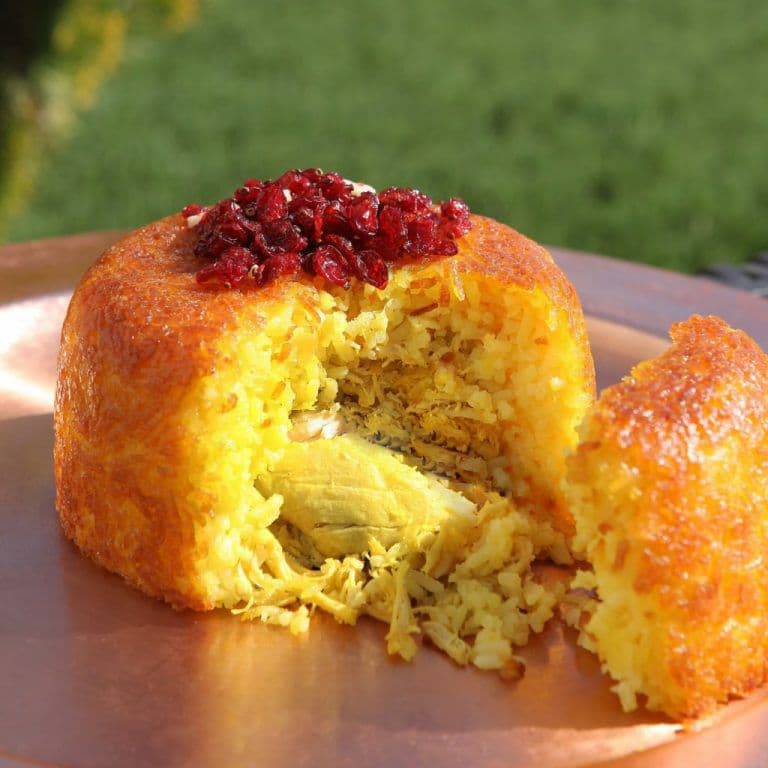 طرز تهیه ته چین مرغ اصیل ایرانی