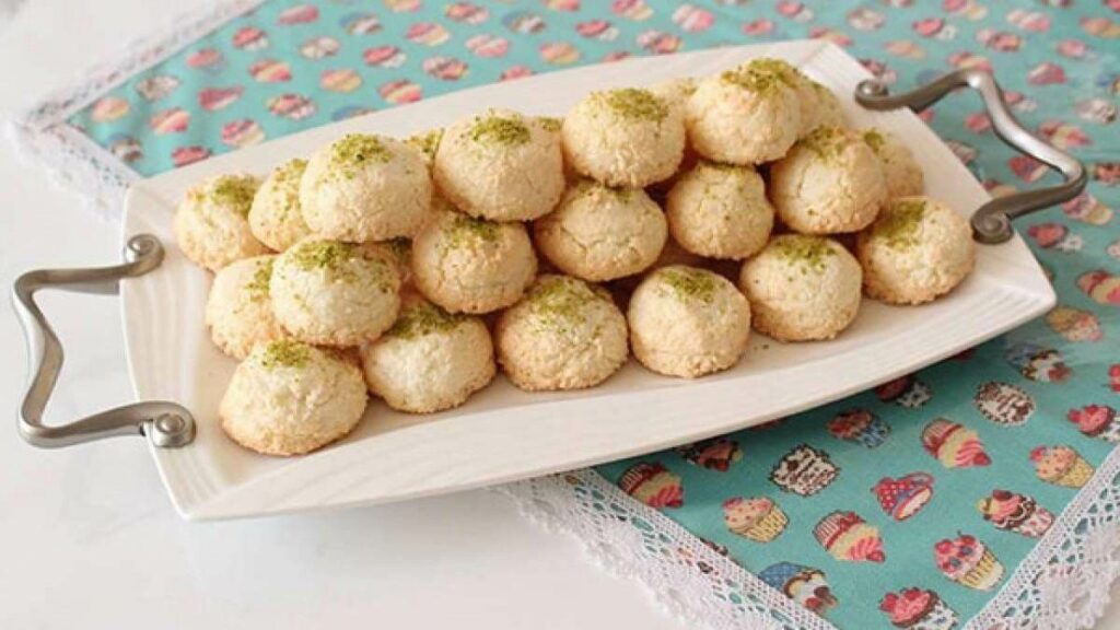 طرز تهیه شیرینی نارگیلی خانگی شیرینی نارگیلی