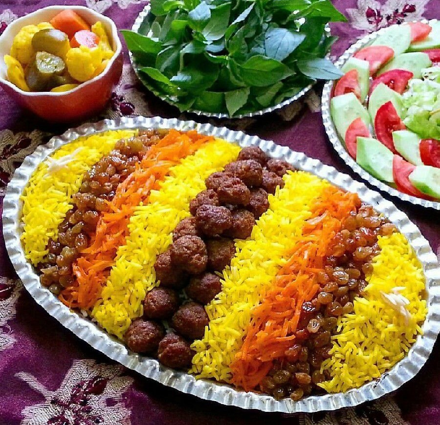 طرز تهیه قنبر پلو شیرازی خوشمزه و مجلسی 1 طرز تهیه قنبر پلو شیرازی