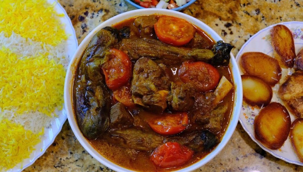 طرز تهیه خورش بادمجان مجلسی حرفه ای