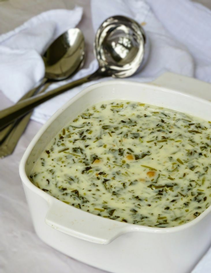 طرز تهیه آش دوغ شمالی (اصل سرعین) آش دوغ