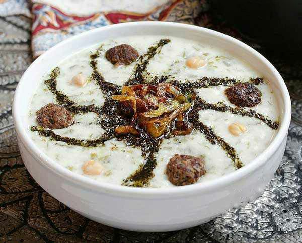 طرز تهیه آش دوغ شمالی (اصل سرعین) 1 طرز تهیه آش دوغ شمالی