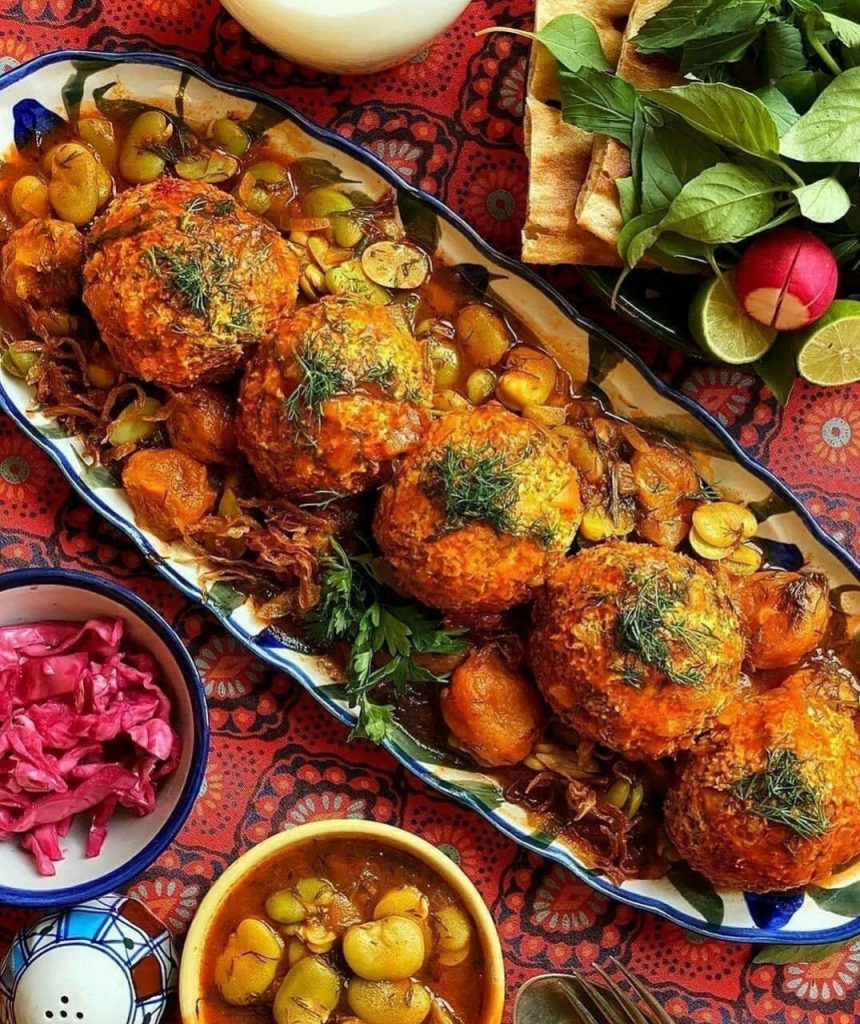روش پخت کوفته تبریزی اصل