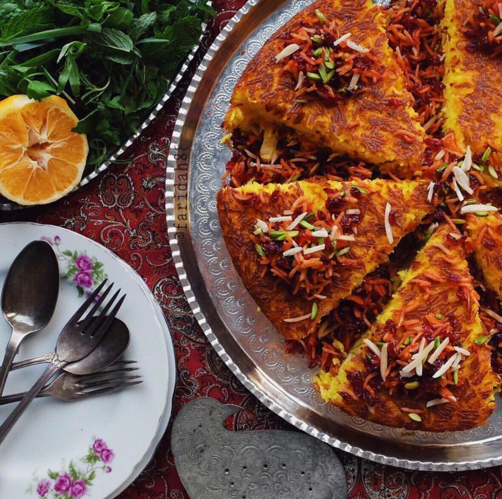 روش پخت ته چین گوشت رستورانی ته چین گوشت