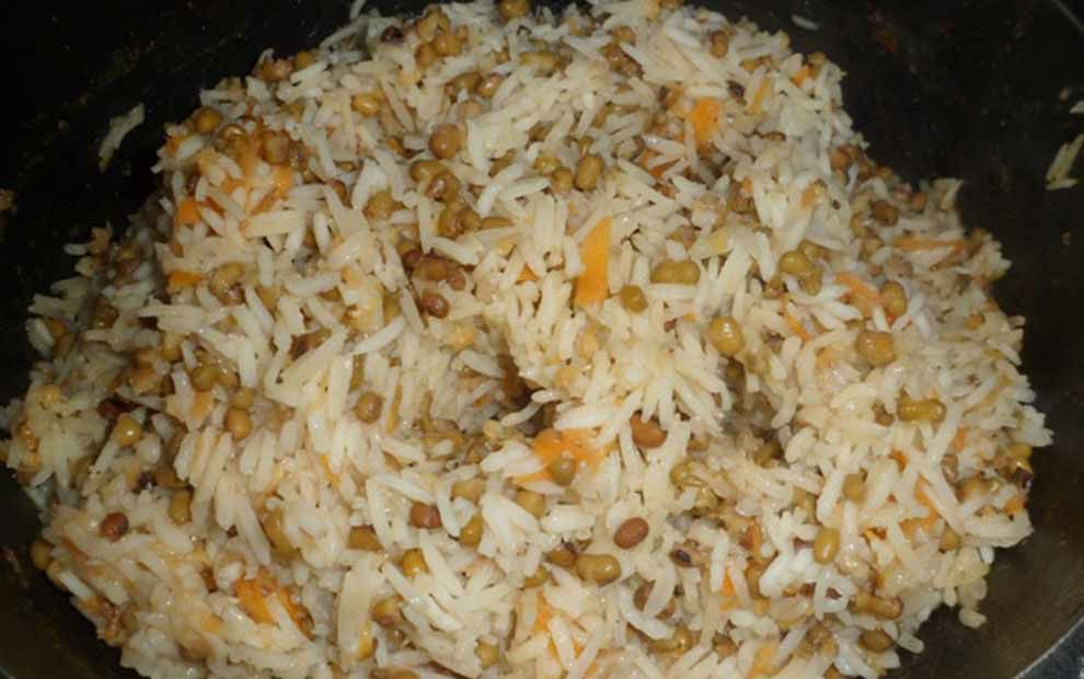 طرز تهیه ماش پلو با گوشت چرخ کرده 1 طرز تهیه ماش پلو