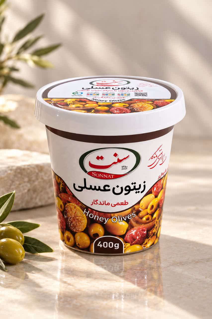 photo_30439188571_x زیتون عسلی لیوانی 400گرمی - تصویر 1